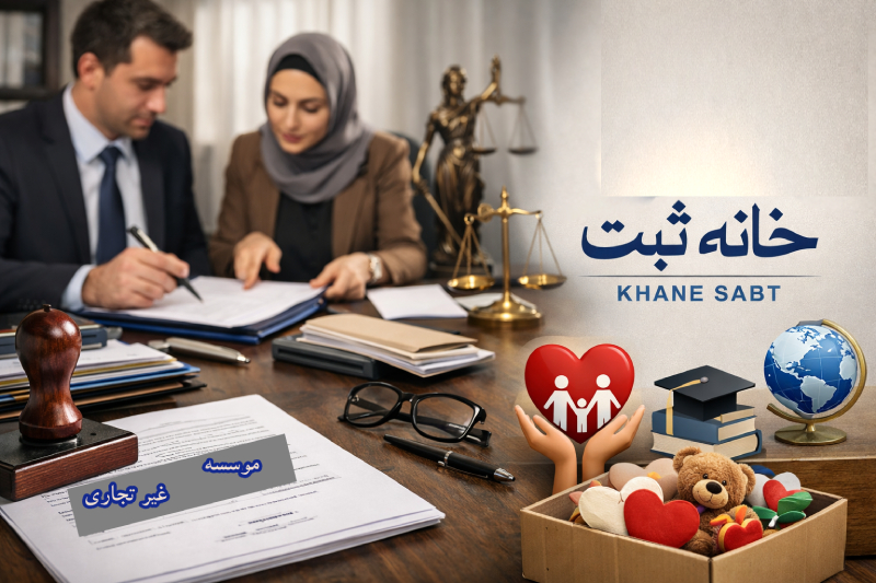 ثبت موسسه غیر تجاری