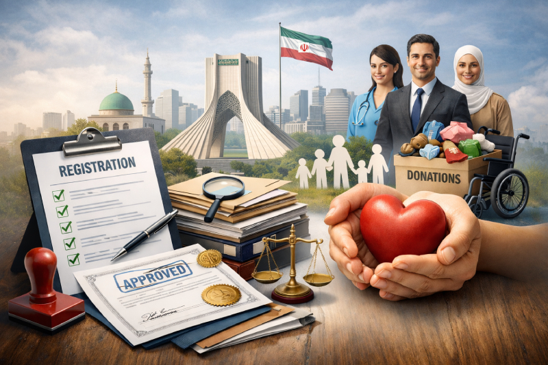 ثبت موسسه خیریه